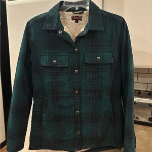 Wolverine Women's Teal Plaid Utility Jacket